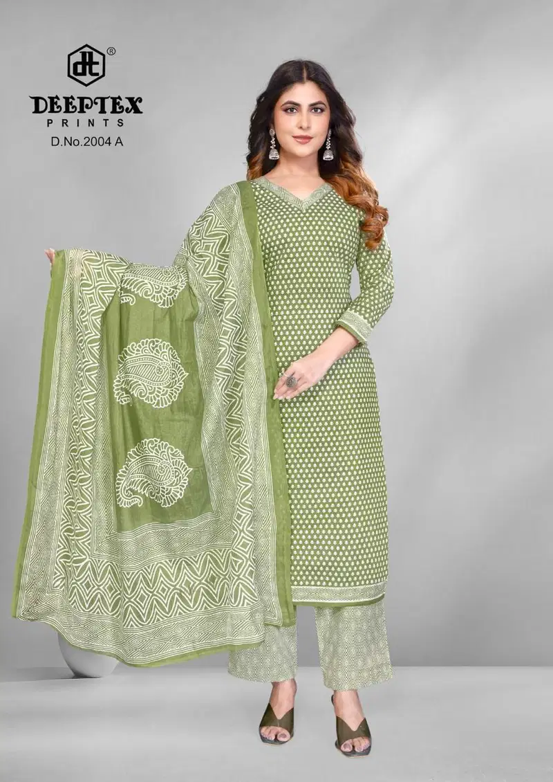 Buy Deeptex 4 Colour Vol 2 Cotton Printed Fancy Dress Material Collection Wholesale 2026
