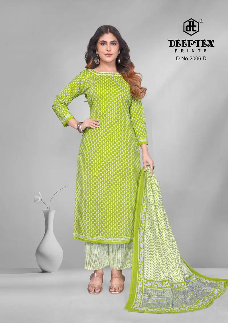 Buy Deeptex 4 Colour Vol 2 Cotton Printed Fancy Dress Material Collection Wholesale 2026