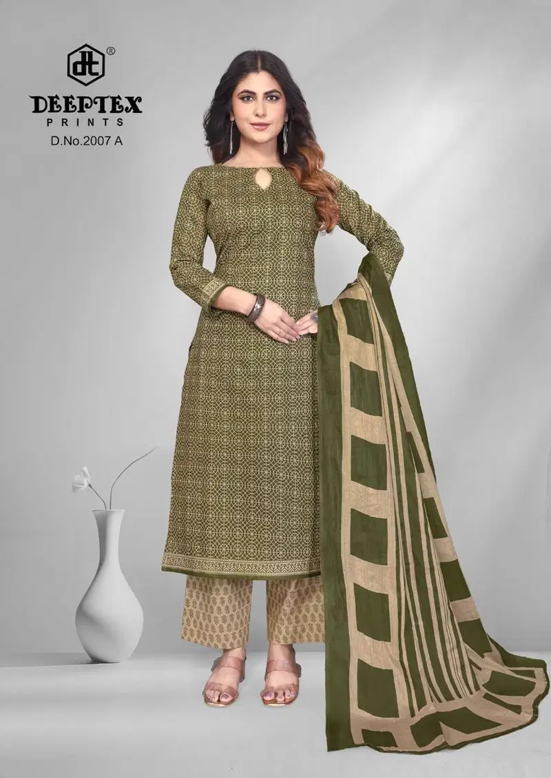 Buy Deeptex 4 Colour Vol 2 Cotton Printed Fancy Dress Material Collection Wholesale 2026