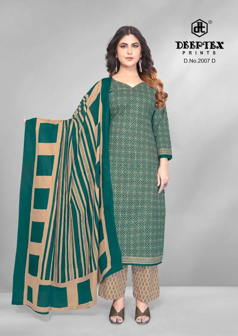 Buy Deeptex 4 Colour Vol 2 Cotton Printed Fancy Dress Material Collection Wholesale 2026