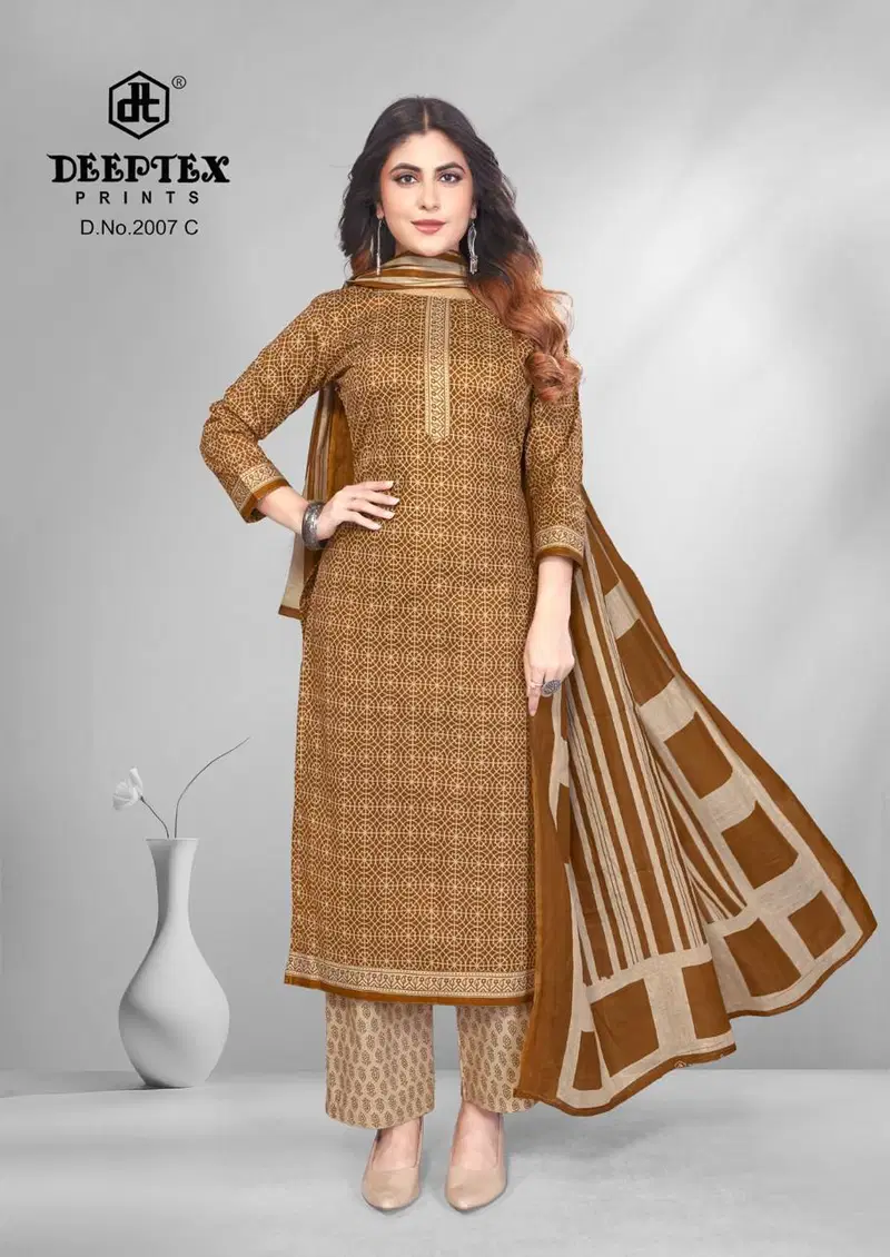 Buy Deeptex 4 Colour Vol 2 Cotton Printed Fancy Dress Material Collection Wholesale 2026