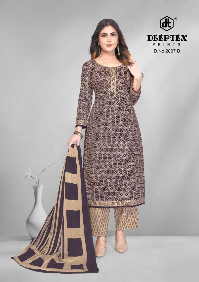 Buy Deeptex 4 Colour Vol 2 Cotton Printed Fancy Dress Material Collection Wholesale 2026