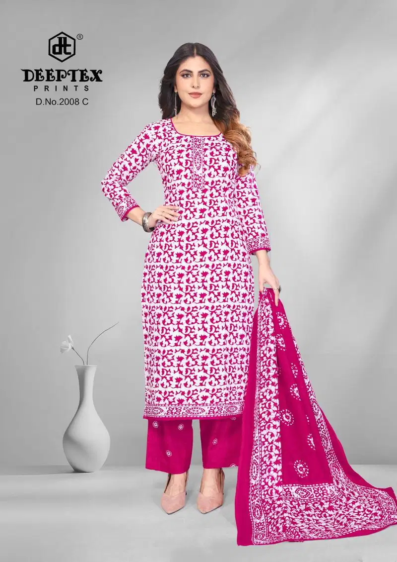 Buy Deeptex 4 Colour Vol 2 Cotton Printed Fancy Dress Material Collection Wholesale 2026