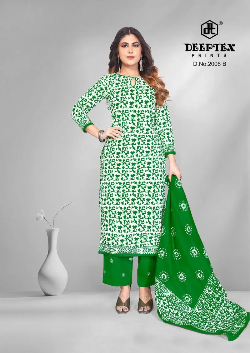 Buy Deeptex 4 Colour Vol 2 Cotton Printed Fancy Dress Material Collection Wholesale 2026