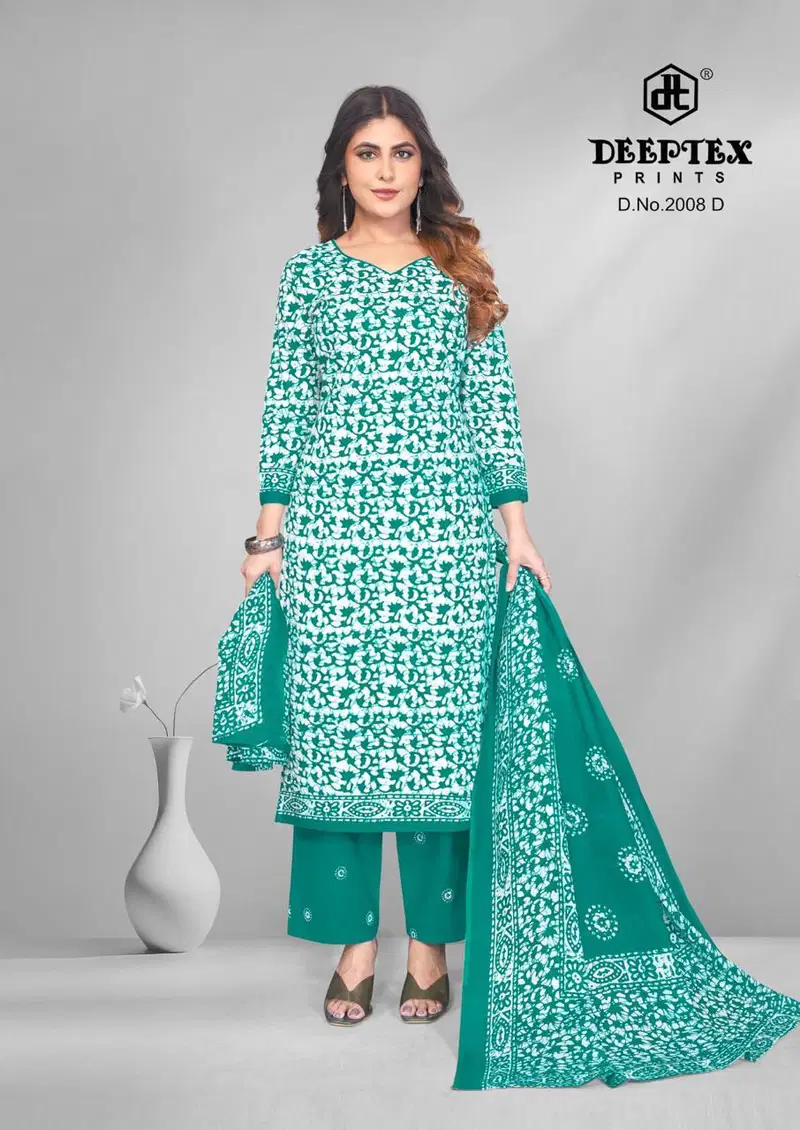 Buy Deeptex 4 Colour Vol 2 Cotton Printed Fancy Dress Material Collection Wholesale 2026