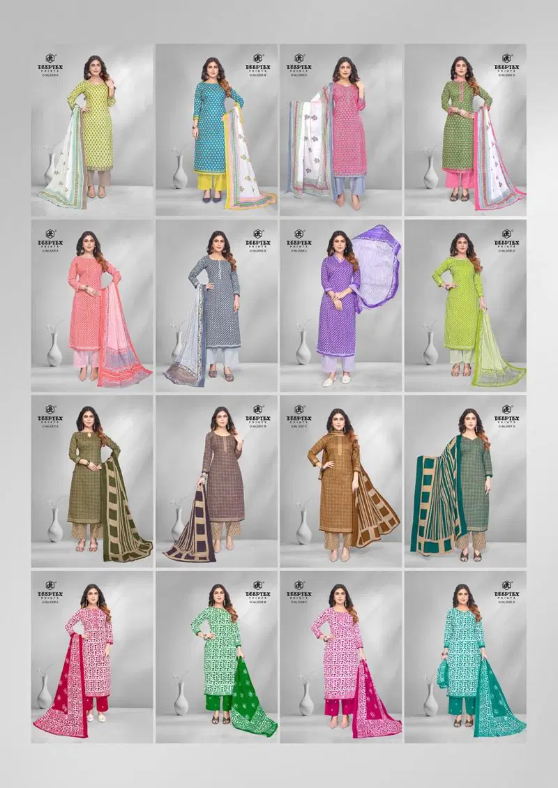 Buy Deeptex 4 Colour Vol 2 Cotton Printed Fancy Dress Material Collection Wholesale 2026