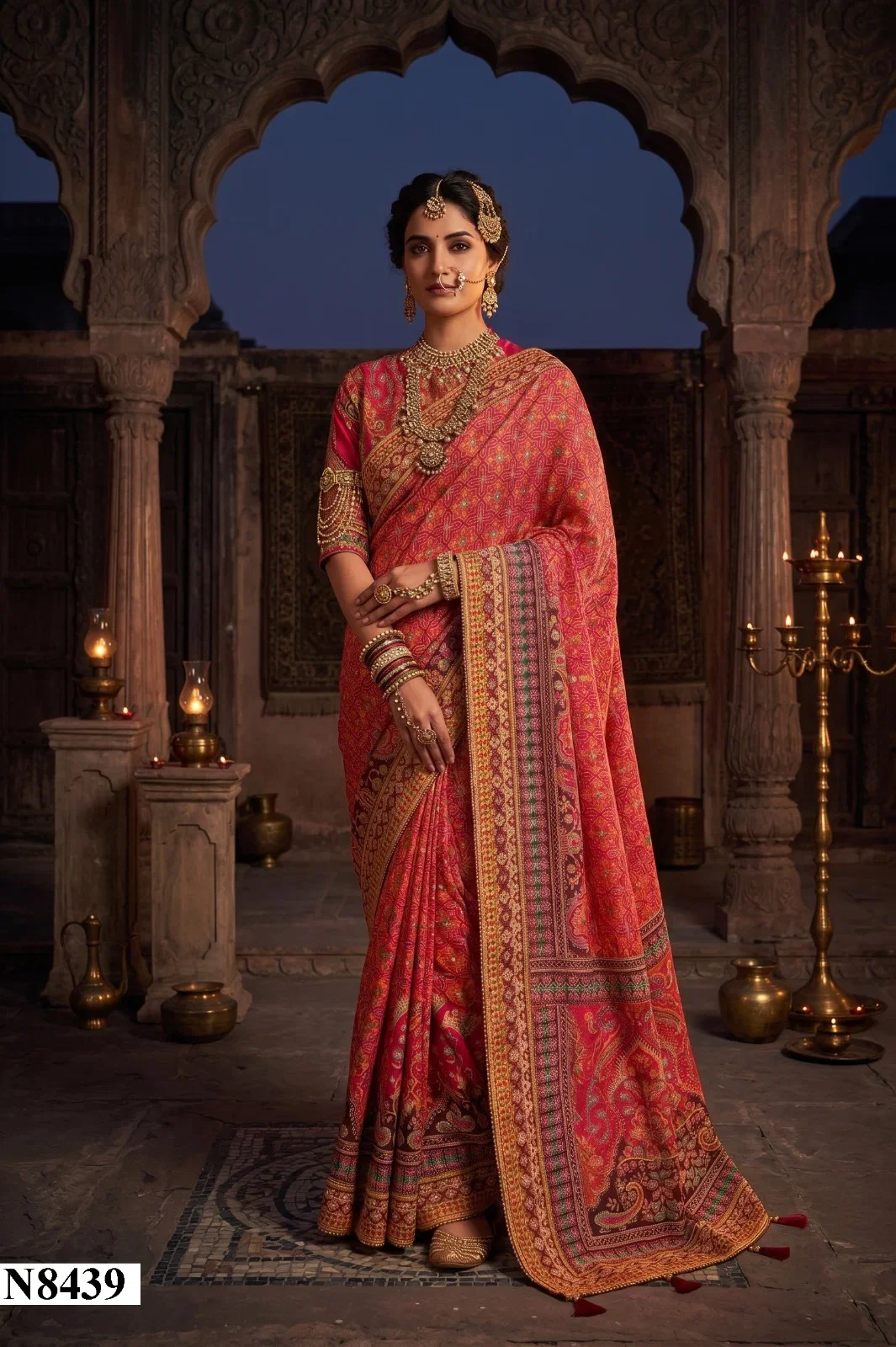 Mahotsav Nimaya Rajwadi Vol 1 Crape Silk Saree Collection Wholesale
