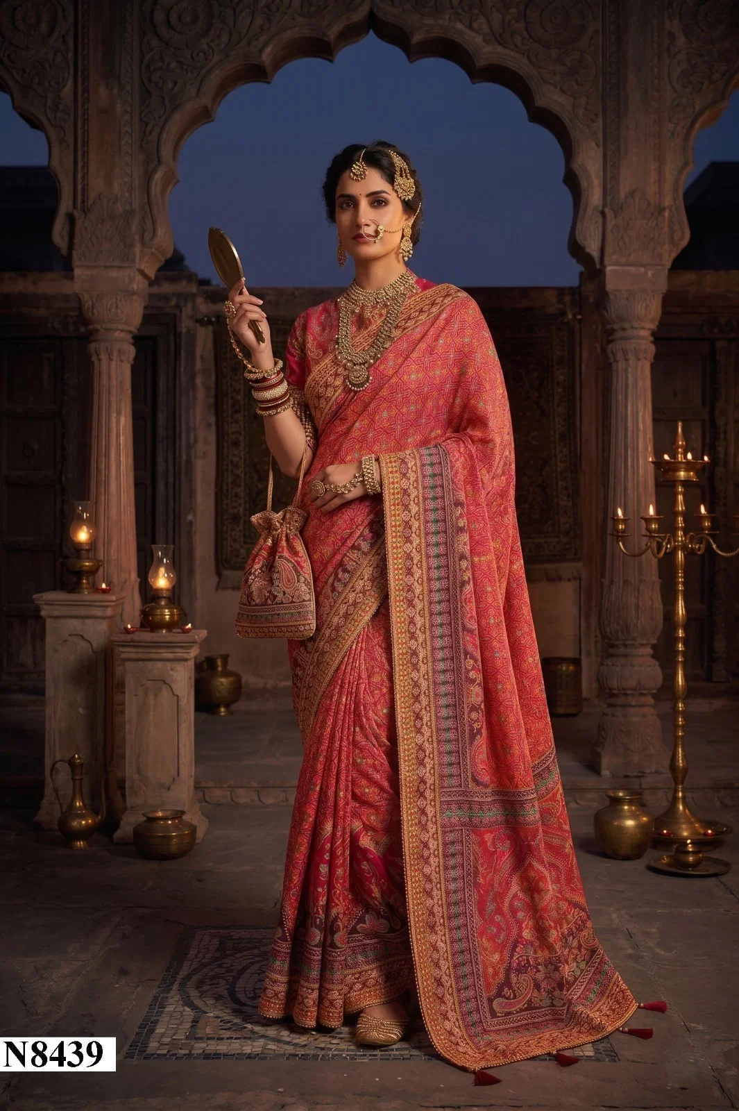 Beautiful Mahotsav Nimaya Rajwadi Vol 1 Crape Silk Saree Collection Wholesale 2026