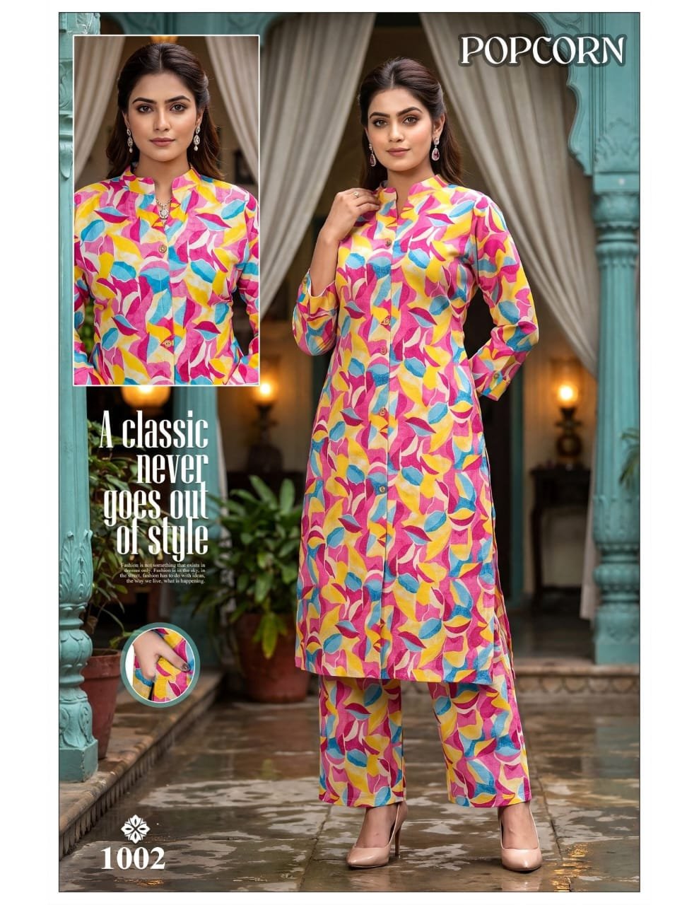 Stylish Dnp Popcorn Rayon Top With Pant Set Wholesale 2026