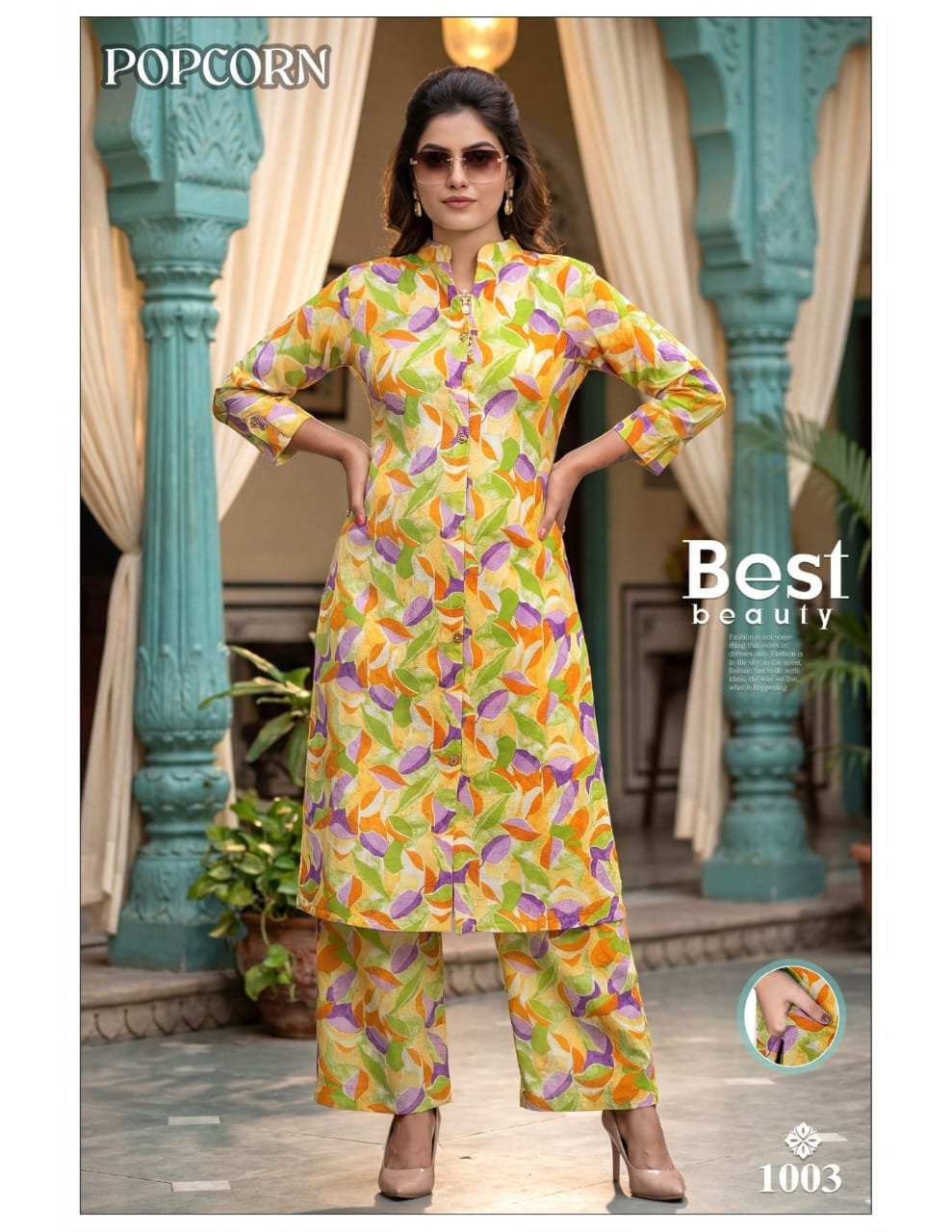 Stylish Dnp Popcorn Rayon Top With Pant Set Wholesale 2026