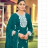 Stylish Woodee White Lotus Vol 3 Rayon Thread Worked Kurti With Bottom Dupatta Wholesale 2026