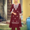Stylish Woodee White Lotus Vol 3 Rayon Thread Worked Kurti With Bottom Dupatta Wholesale 2026