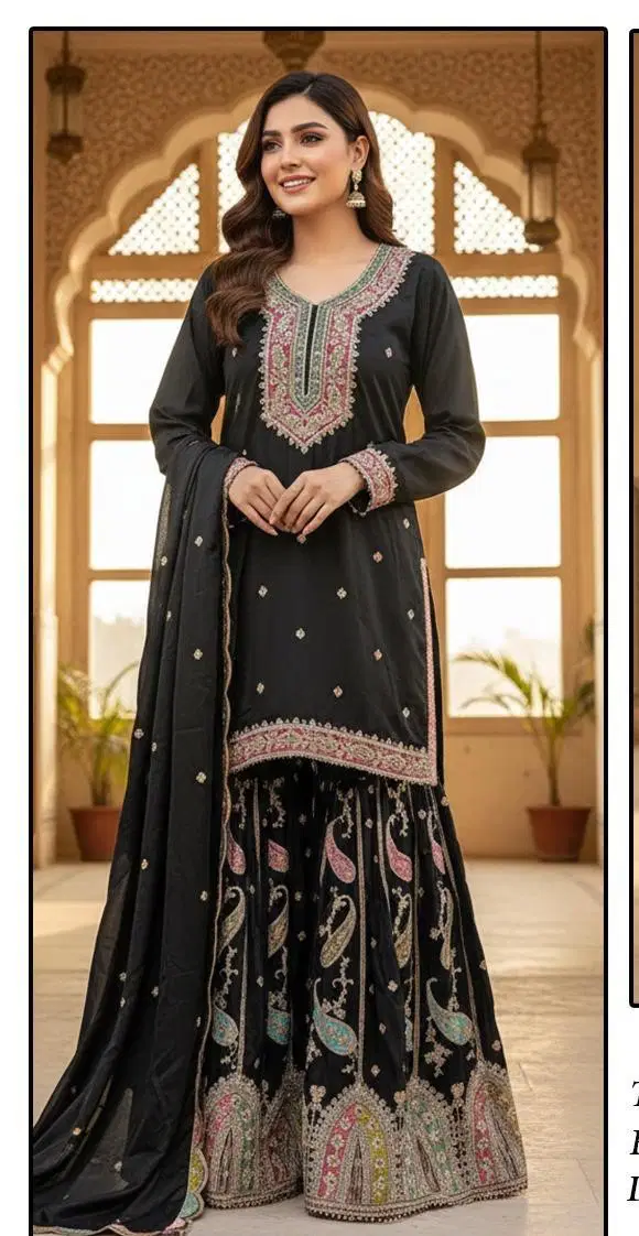 Hoor Tex 851 A To D Chinon Embroidered Salwar Kameez Wholesale