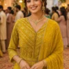 Stylish Mrudangi Sajni Georgette Chikankari Embroidered Gown With Dupatta Wholesale 2026