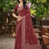 Latest Kashvi Ziva Vol 01 Start Georgette Embroidered Saree Collection Wholesale 2026