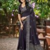 Latest Kashvi Ziva Vol 01 Start Georgette Embroidered Saree Collection Wholesale 2026