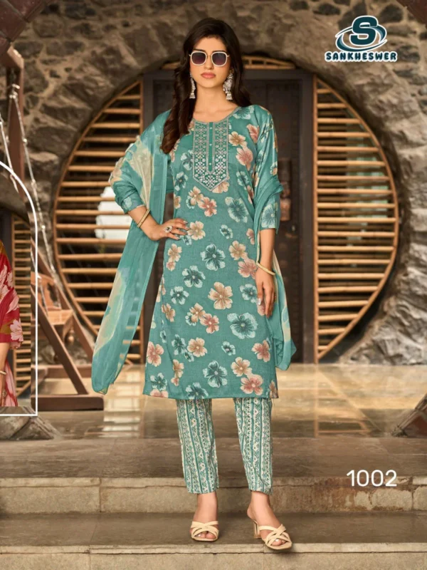 Launching Sankheswer Dry Fruit Vol 1 Capsul Printed Kurti With Bottom Dupatta Wholesale 2026