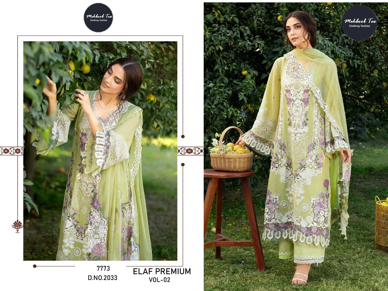 Stylish Mehboob Tex Elaf Premium Vol 2 Cambric Cotton Embroidered Salwar Kameez Wholesale 2026