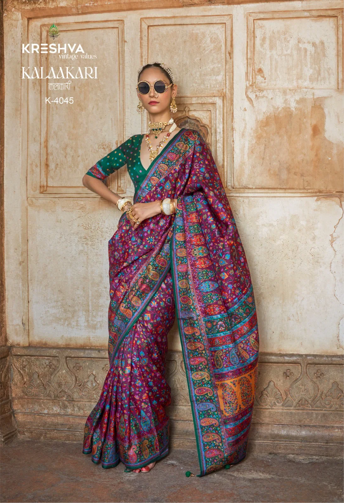 Launching Kreshva Kalaakari Pv Silk Luxury Printed Saree Collection Wholesale 2026