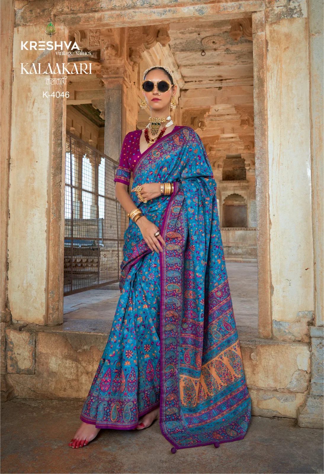 Launching Kreshva Kalaakari Pv Silk Luxury Printed Saree Collection Wholesale 2026