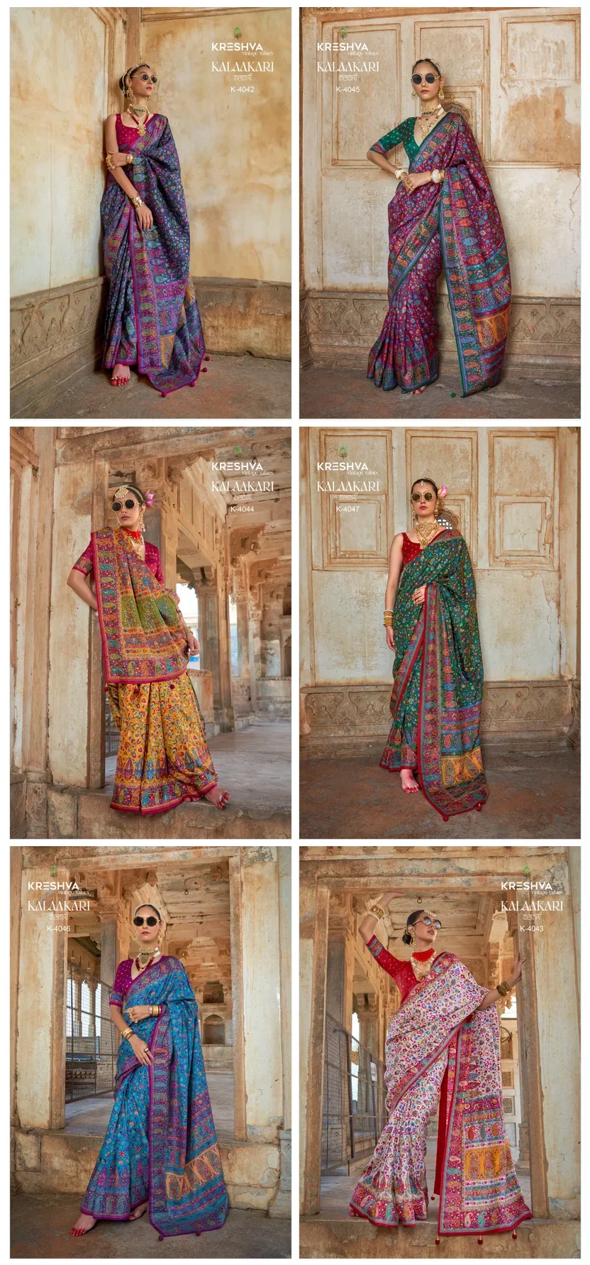Launching Kreshva Kalaakari Pv Silk Luxury Printed Saree Collection Wholesale 2026
