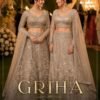 Mrudangi Griha Net With Beads Worked Lehnega Choli Collection Wholesale