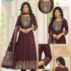Blue Hills Huma Vol 3 Plus Size Rayon Thread Embroidered Kurti With Bottom Dupatta Wholesale