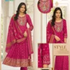 Buy Blue Hills Huma Vol 3 Rayon Thread Embroidered Kurti With Bottom Dupatta Wholesale 2026