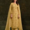Vipul Alishaa Vol 2 Gold Crinkle Chiffon Beads Embroidered Salwar Kameez Wholesale