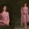 Vipul Alishaa Vol 2 Gold Crinkle Chiffon Beads Embroidered Salwar Kameez Wholesale