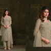 Vipul Alishaa Vol 2 Gold Crinkle Chiffon Beads Embroidered Salwar Kameez Wholesale