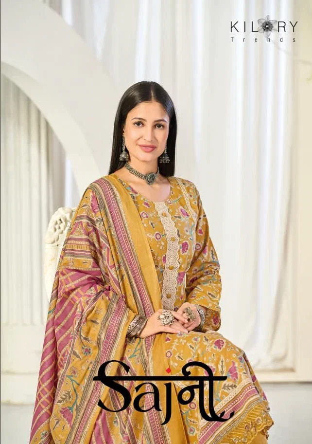 Kilory Sajni Lawn Cotton Digital Printed Salwar Kameez Collection Wholesale