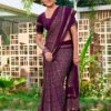 Kashvi Shabnam Vol 18 Dull Moss Foil Printed Saree Collection Wholesale