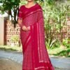 Kashvi Shabnam Vol 18 Dull Moss Foil Printed Saree Collection Wholesale