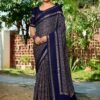 Kashvi Shabnam Vol 18 Dull Moss Foil Printed Saree Collection Wholesale