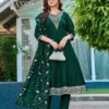 Latest Aanchi Mango Vichitra Silk Embroidered Kurti With Bottom Dupatta Wholesale 2026