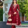 Latest Aanchi Mango Vichitra Silk Embroidered Kurti With Bottom Dupatta Wholesale 2026