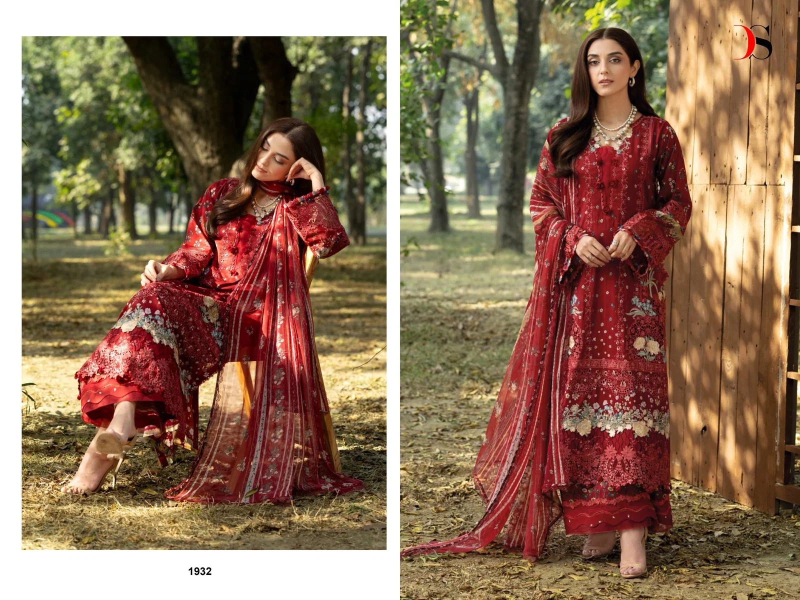Launching Deepsy Elaf Chikankari Chiffon Dupatta Self Embroidered Salwar Kameez Collection Wholesale 2026