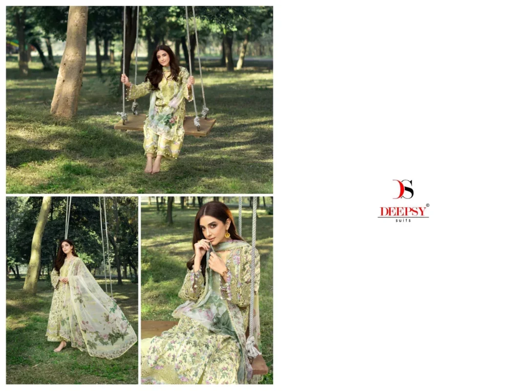 Launching Deepsy Elaf Chikankari Chiffon Dupatta Self Embroidered Salwar Kameez Collection Wholesale 2026