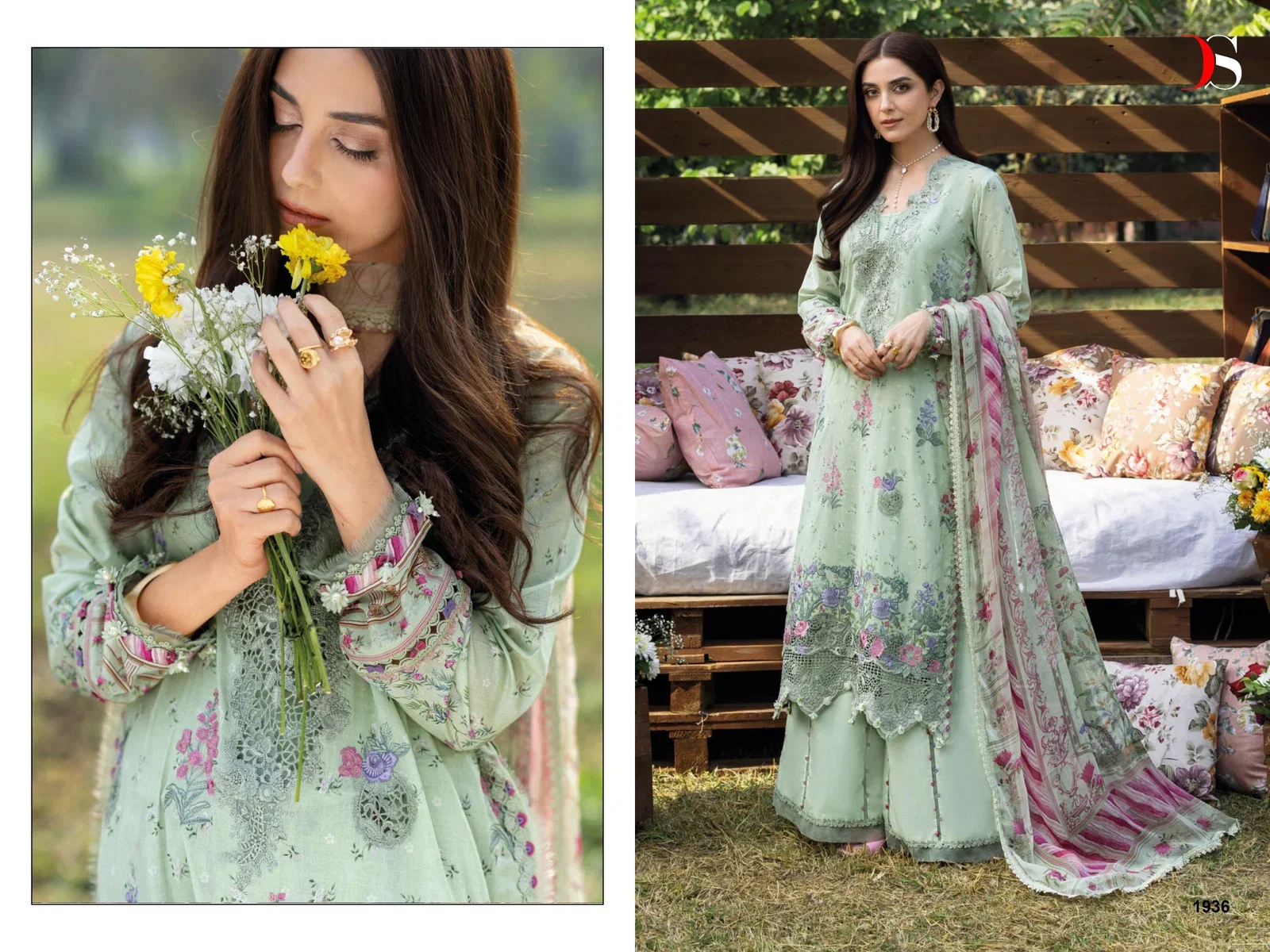 Launching Deepsy Elaf Chikankari Chiffon Dupatta Self Embroidered Salwar Kameez Collection Wholesale 2026