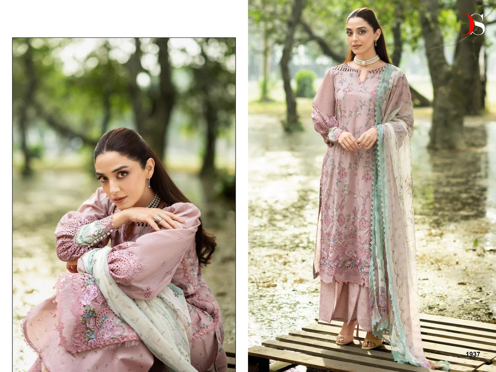 Launching Deepsy Elaf Chikankari Chiffon Dupatta Self Embroidered Salwar Kameez Collection Wholesale 2026