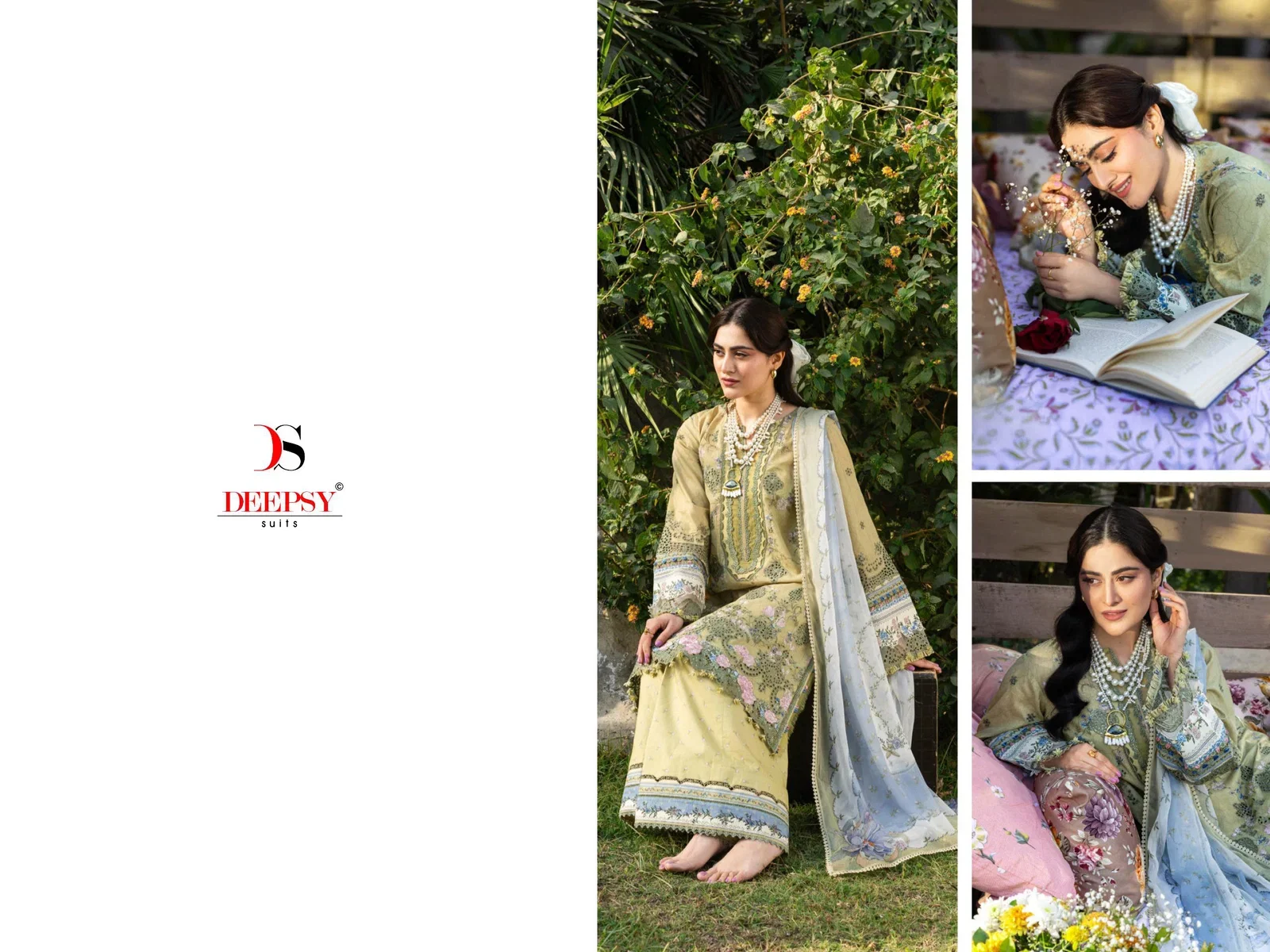Launching Deepsy Elaf Chikankari Chiffon Dupatta Self Embroidered Salwar Kameez Collection Wholesale 2026