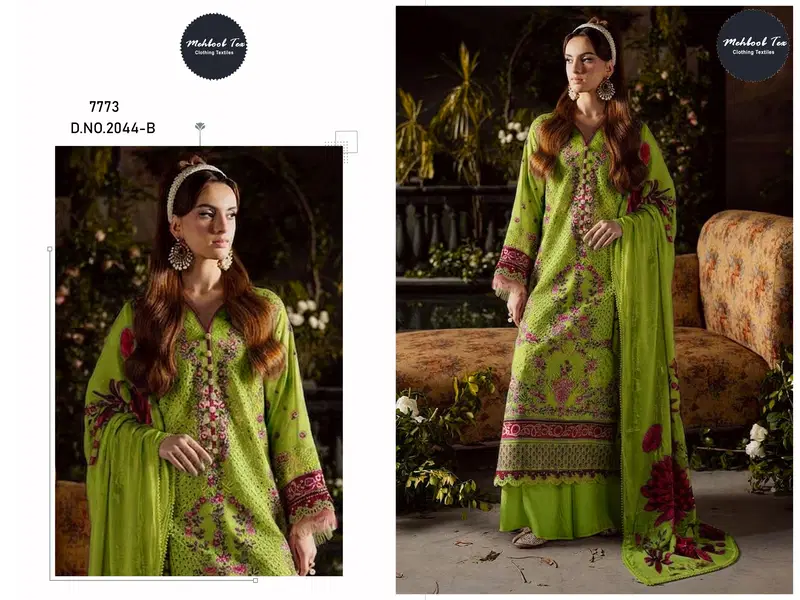 Buy Mehboob Tex 2044 Cotton Embroidered Salwar Kameez Collection Wholesale 2026
