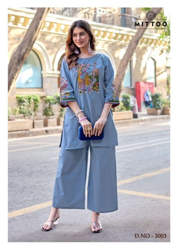 Buy Mittoo Rang Vatika Dhabu Cotton Co Ord Set Collection Wholesale 2026