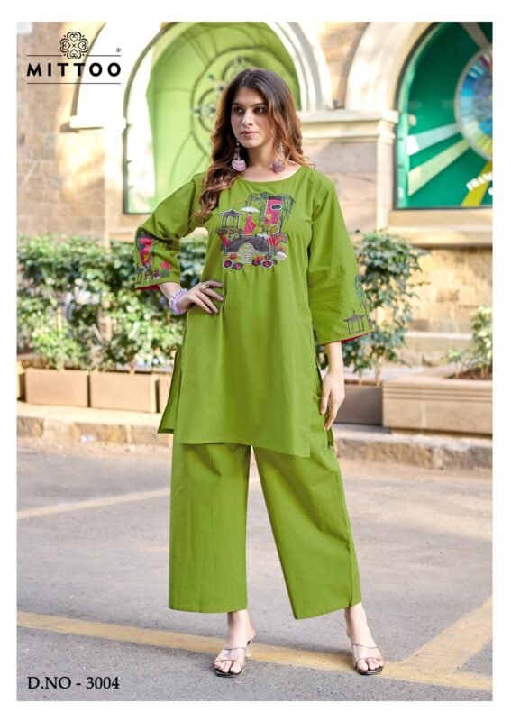 Buy Mittoo Rang Vatika Dhabu Cotton Co Ord Set Collection Wholesale 2026