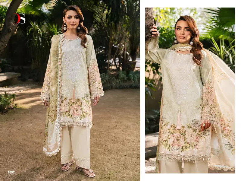 Launching Deepsy Jade Elara Vol 2 Chiffon Dupatta Cotton Embroidered Salwar Kameez Wholesale 2026