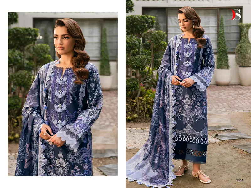 Launching Deepsy Jade Elara Vol 2 Chiffon Dupatta Cotton Embroidered Salwar Kameez Wholesale 2026