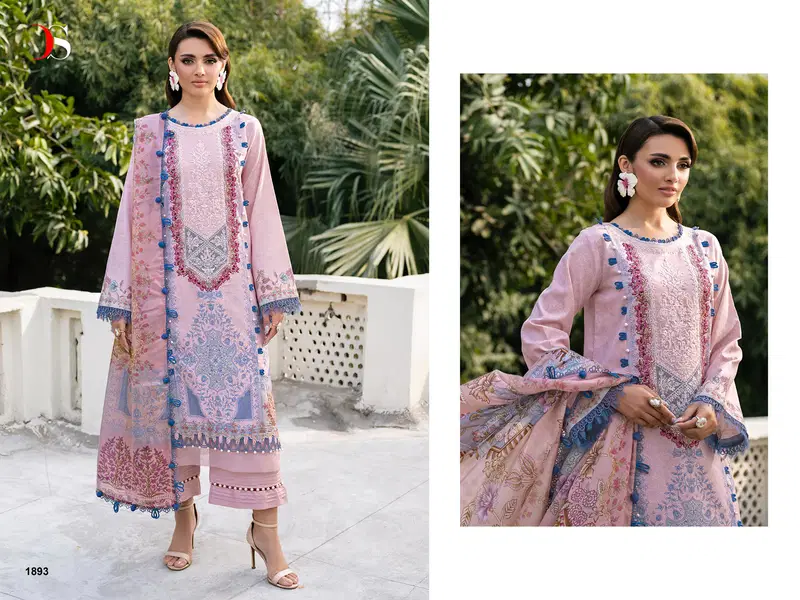 Launching Deepsy Jade Elara Vol 2 Chiffon Dupatta Cotton Embroidered Salwar Kameez Wholesale 2026