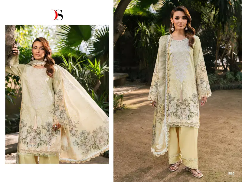 Launching Deepsy Jade Elara Vol 2 Chiffon Dupatta Cotton Embroidered Salwar Kameez Wholesale 2026