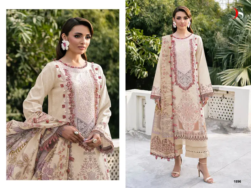 Launching Deepsy Jade Elara Vol 2 Chiffon Dupatta Cotton Embroidered Salwar Kameez Wholesale 2026